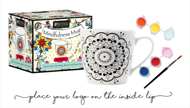 Bladon WA new product | Paint It Yourself Mindfulness Mug with (4 Designs to choose from)