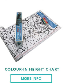Colour In Height Chart | Bladon WA | Perth Promotional Products