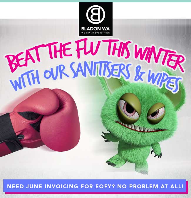 Beat the flu this winter with our sanitisers and wipes | Bladon WA | Perth Promotional Product