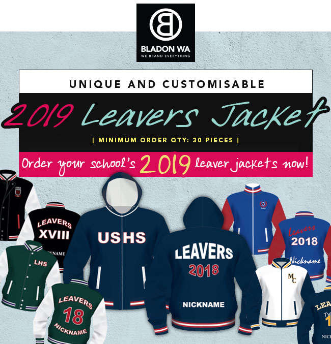 Leavers Jacket minimum order 3o pieces | Bladon WA | Perth Promotional Product