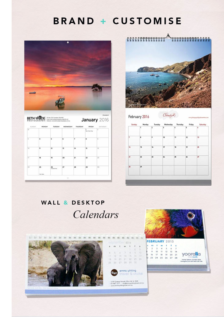 Brand and Customise Your Calendar