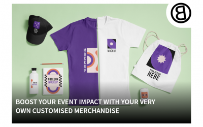 Boost your event impact with your very own customised merchandise